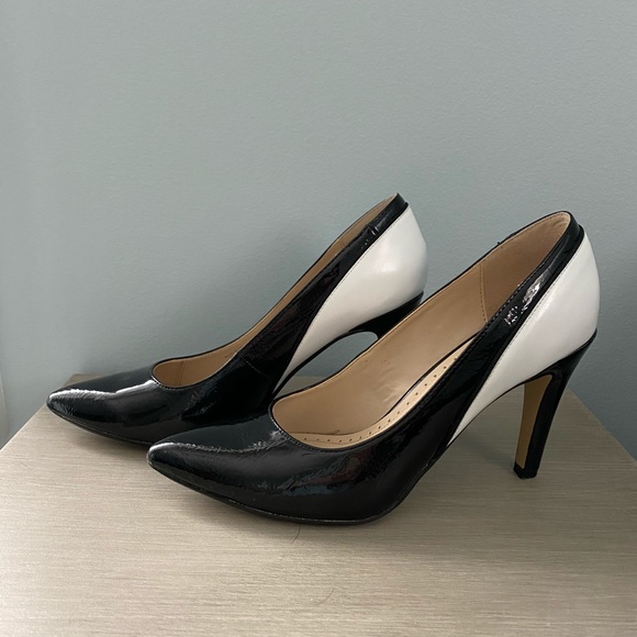Adrienne Vittadini black and white heels - Picture 2 of 7